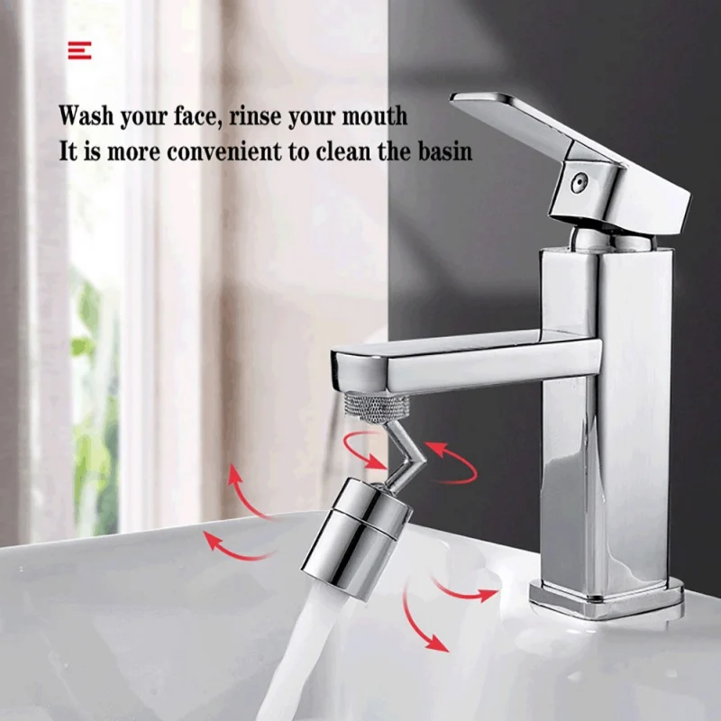 

Bathroom Splash-Proof Head Filter Faucet Mouth Kitchen Artifact Through Universal Aerator