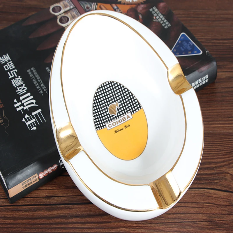 Металлическая пепельница аксессуары для сигар круглый 3 держатель сигарета