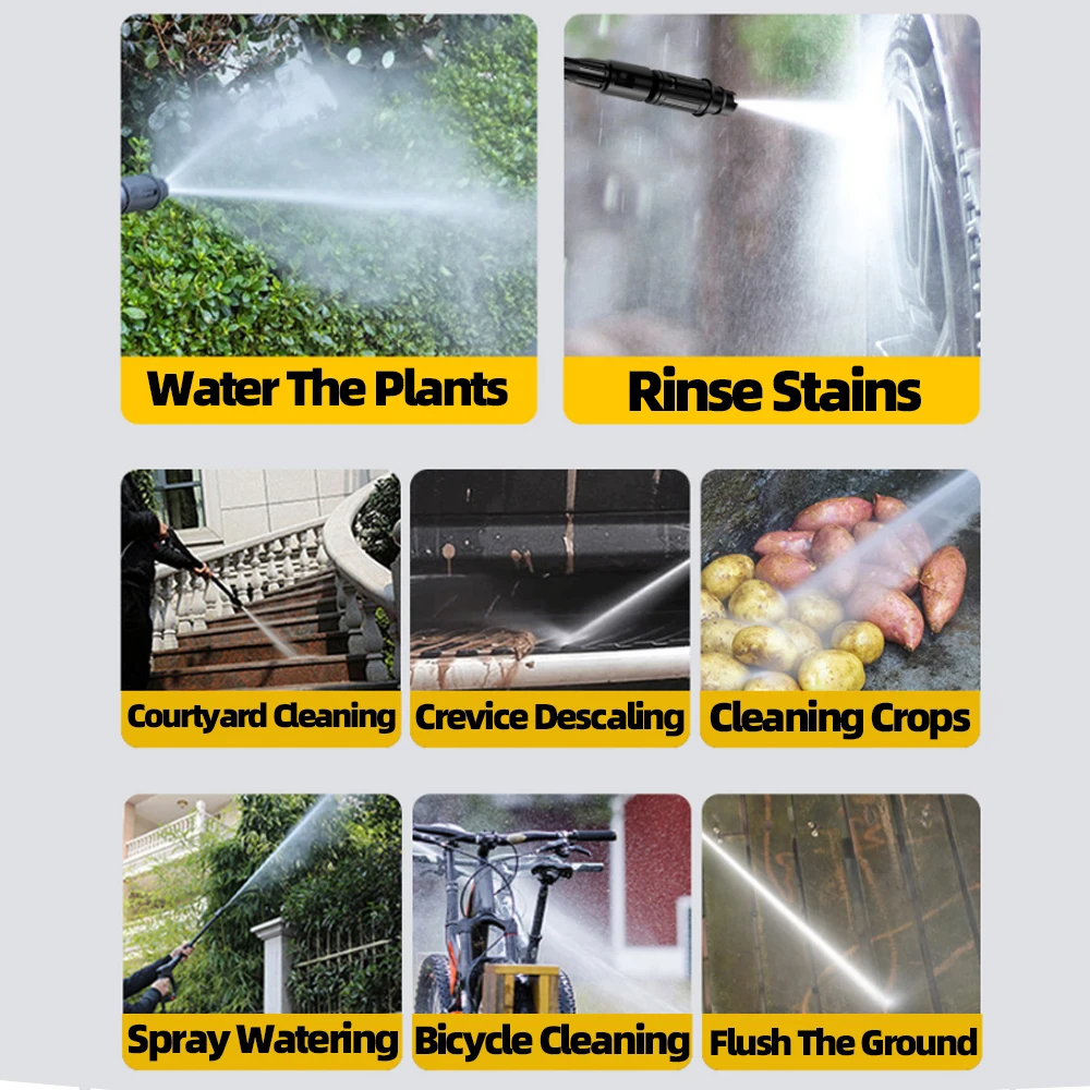 Скидка Портативный пистолет для автомойки ALLSOME, беспроводной, с литиевым аккумулятором