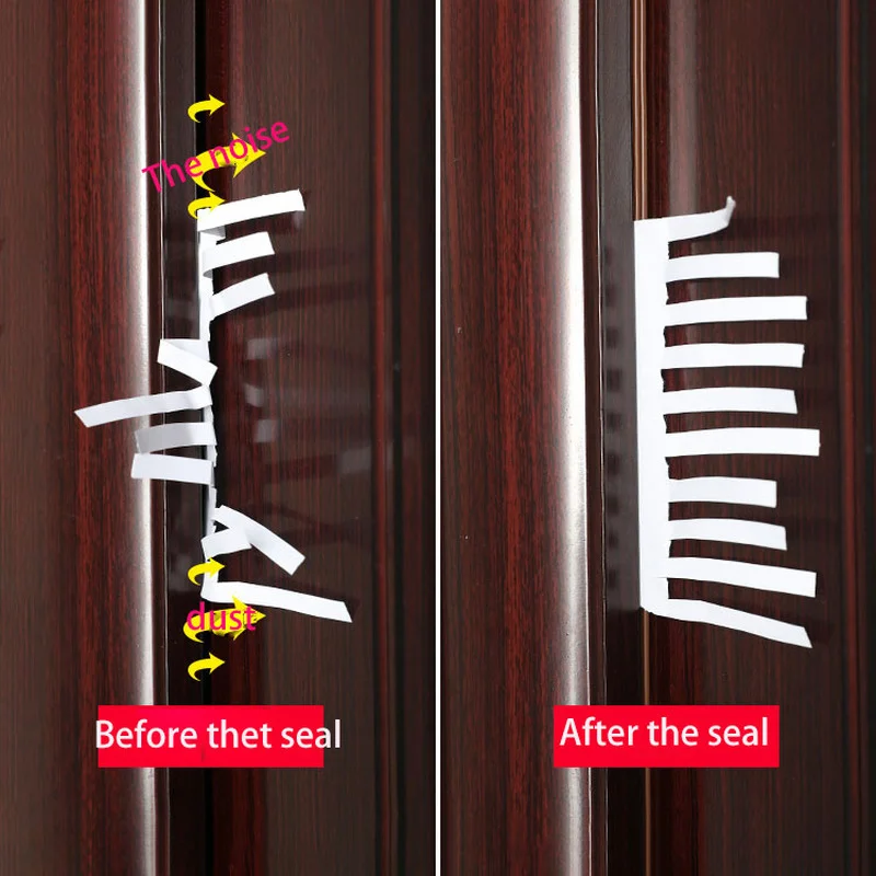HXS 6 м самоклеящаяся защитных дверей и уплотнительная лента для окон Стекло окна