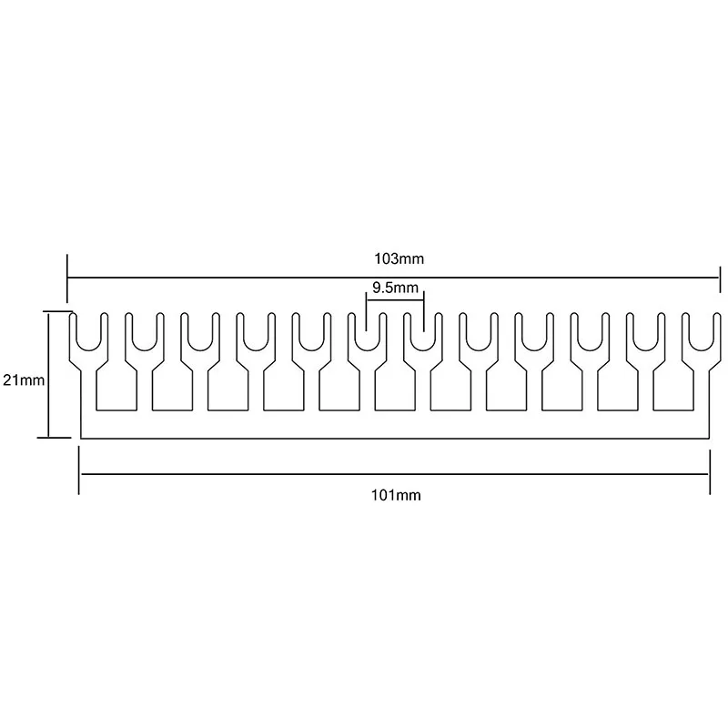 

12Position Dual Row Covered Electric Barrier Screw Fixed Terminal Block T Kd