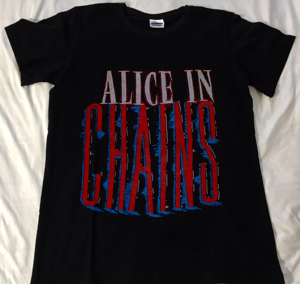 Винтажная Футболка с принтом Alice In Chain So Fckk Off 1990 | Мужская одежда