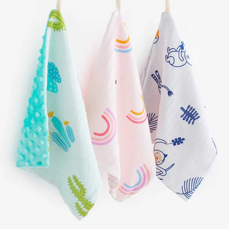 

Newborn Baby Appease Towel Kids Infant Towel Cute Soft Square Plush Toys Comforting Saliva Towel