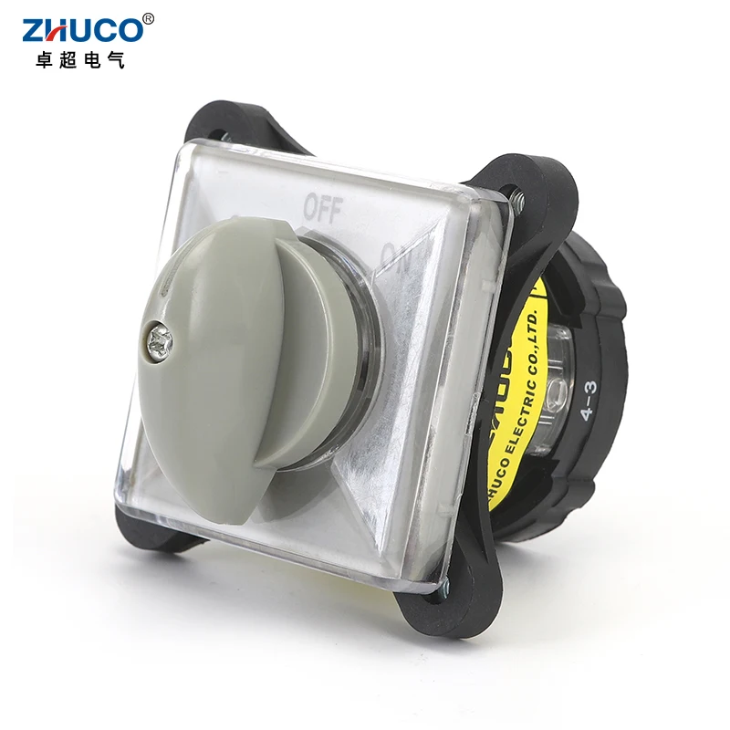 ZHUCO SZW25-25/1.SVHC 25A однополюсный ВКЛ-ВЫКЛ с тремя позициями, серебристый контакт, Пользовательский Вращающийся универсальный переключатель, кулачковый переключатель