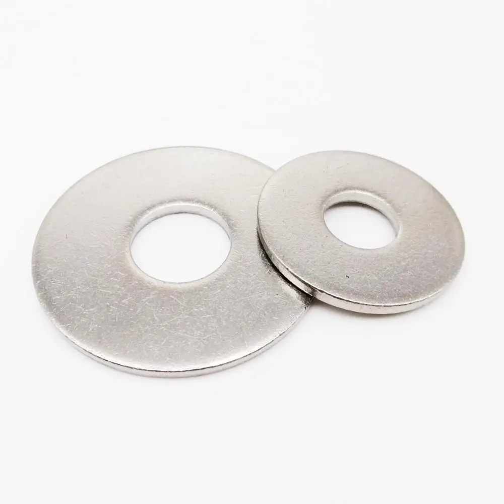 

2/50X M2.5 M3 M3.5 M4 M5 M6 M8 M10 M12 M14 M16 A2-70 304 Stainless Steel Large Size Oversize Big Wider Flat Washer Plain Gasket