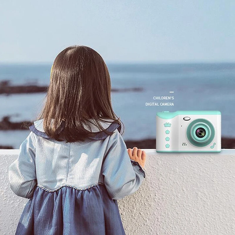 

Children Camera 2.8 inch Full Press Sn Dual Lens Video Recording Cam Kids Birtay Gift with 16G Card