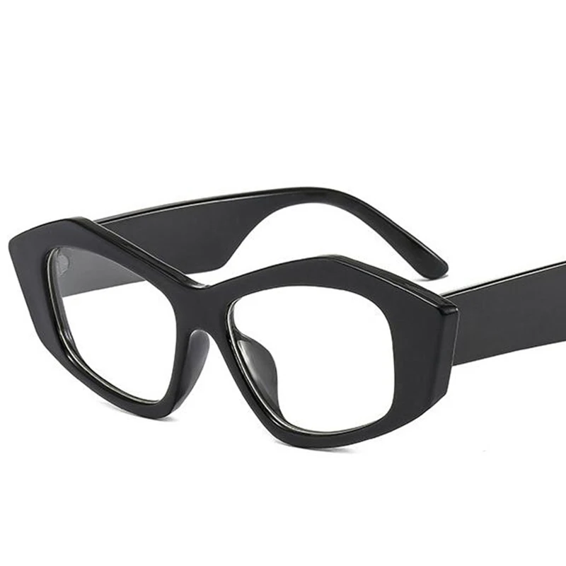 Многоугольные очки для чтения с принтом зебры