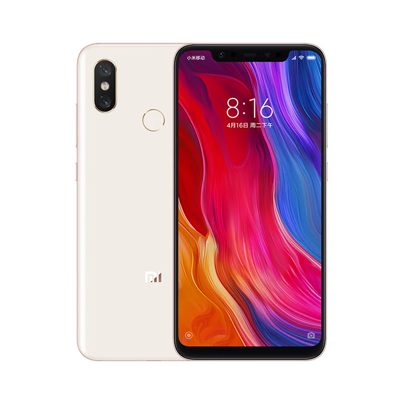Глобальная ПЗУ Xiaomi Mi 8 6 ГБ 128 Восьмиядерный процессор Snapdragon 845 21 дюйма 1080P AMOLED