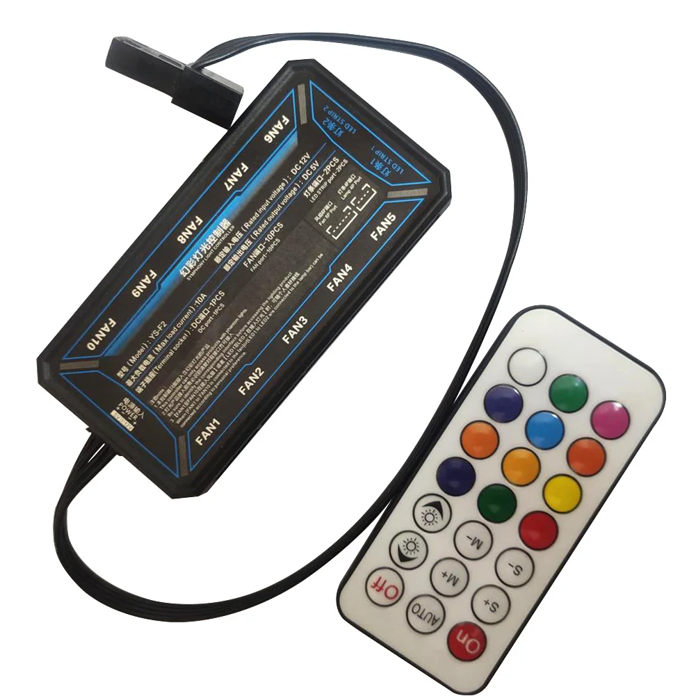 Прочный 15 м контроллер компьютерного вентилятора 12 В постоянного тока домашний