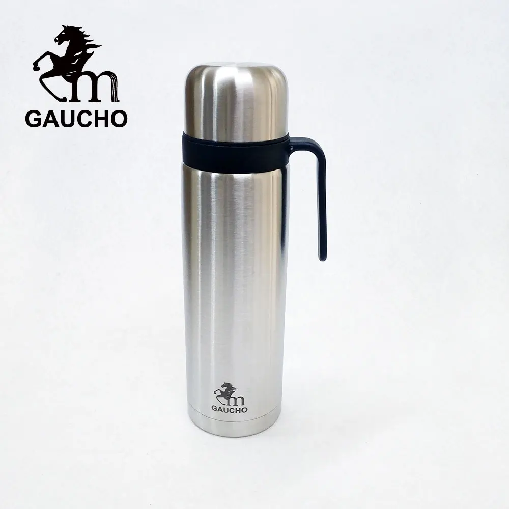 100 шт./лот Gaucho Yerba Mate термос из нержавеющей стали Вакуумная фляжка бутылка 1000 мл