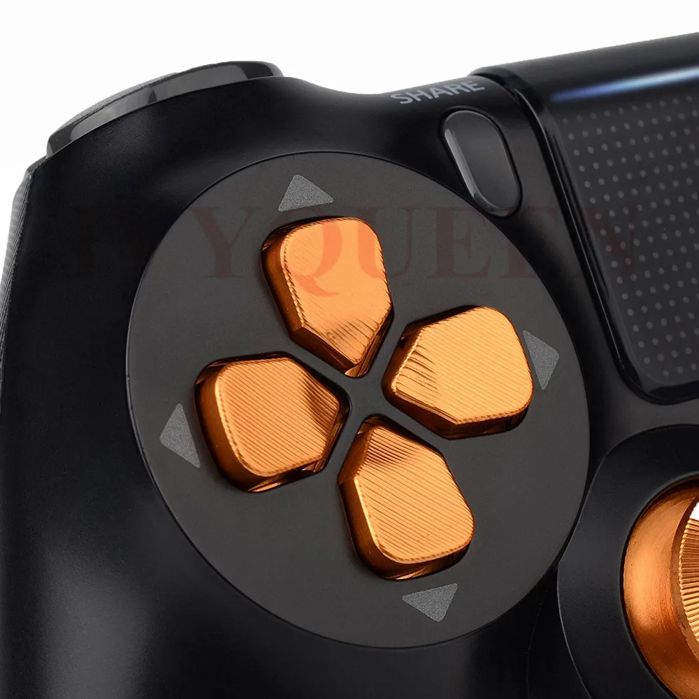 IVYUEEN Gold Slim Controller для Sony Dualshock 4 PS4 DS4 Pro Алюминиевый металлический аналоговый