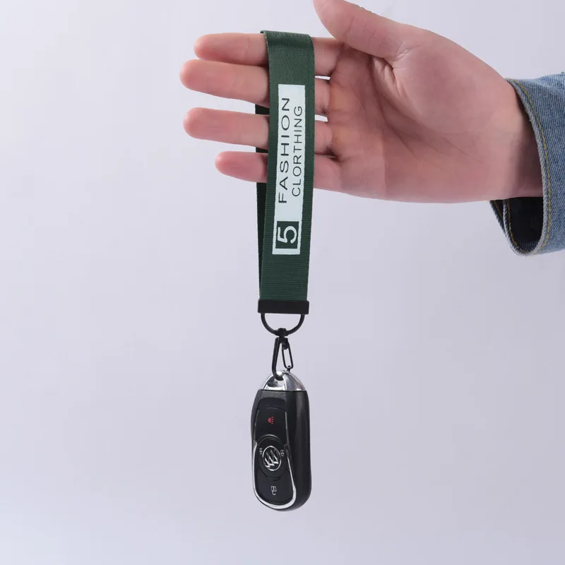 5 Модный цветной брелок с лентой женский чехол для телефона цепочка ключей