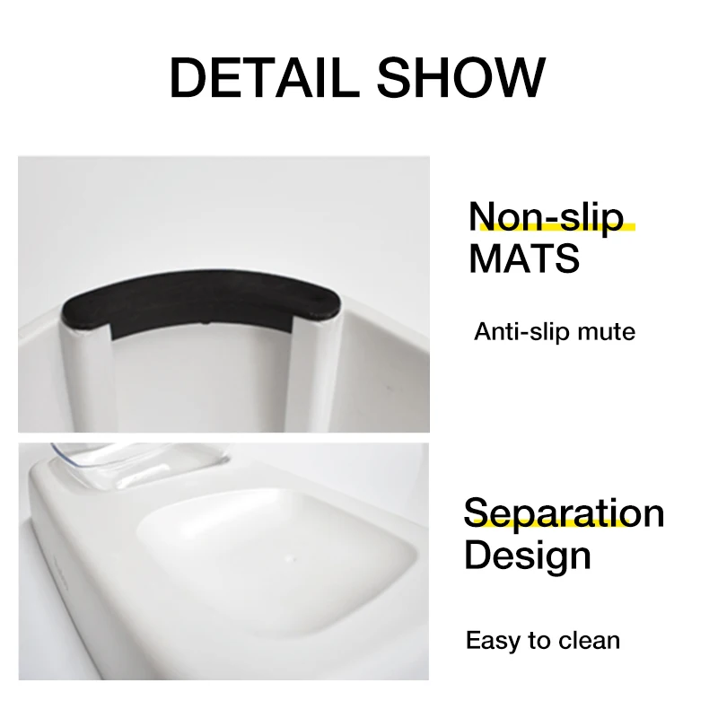 Миска для домашних животных SMARTPET прочная моющаяся с нескользящим дном и защитой