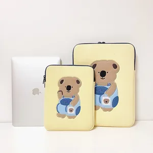 koala sleeve case for 11 13 inch laptop notebook girl macbook air ipad handbag pouch korea soft travel business bear storage bag free global shipping