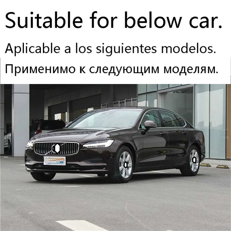 Automobile Modified Chromium Body Trunk Rear Panels Foot Pedal Exterior Sticker Strip Modification Covers 18 19 FOR Volvo S90 | Автомобили