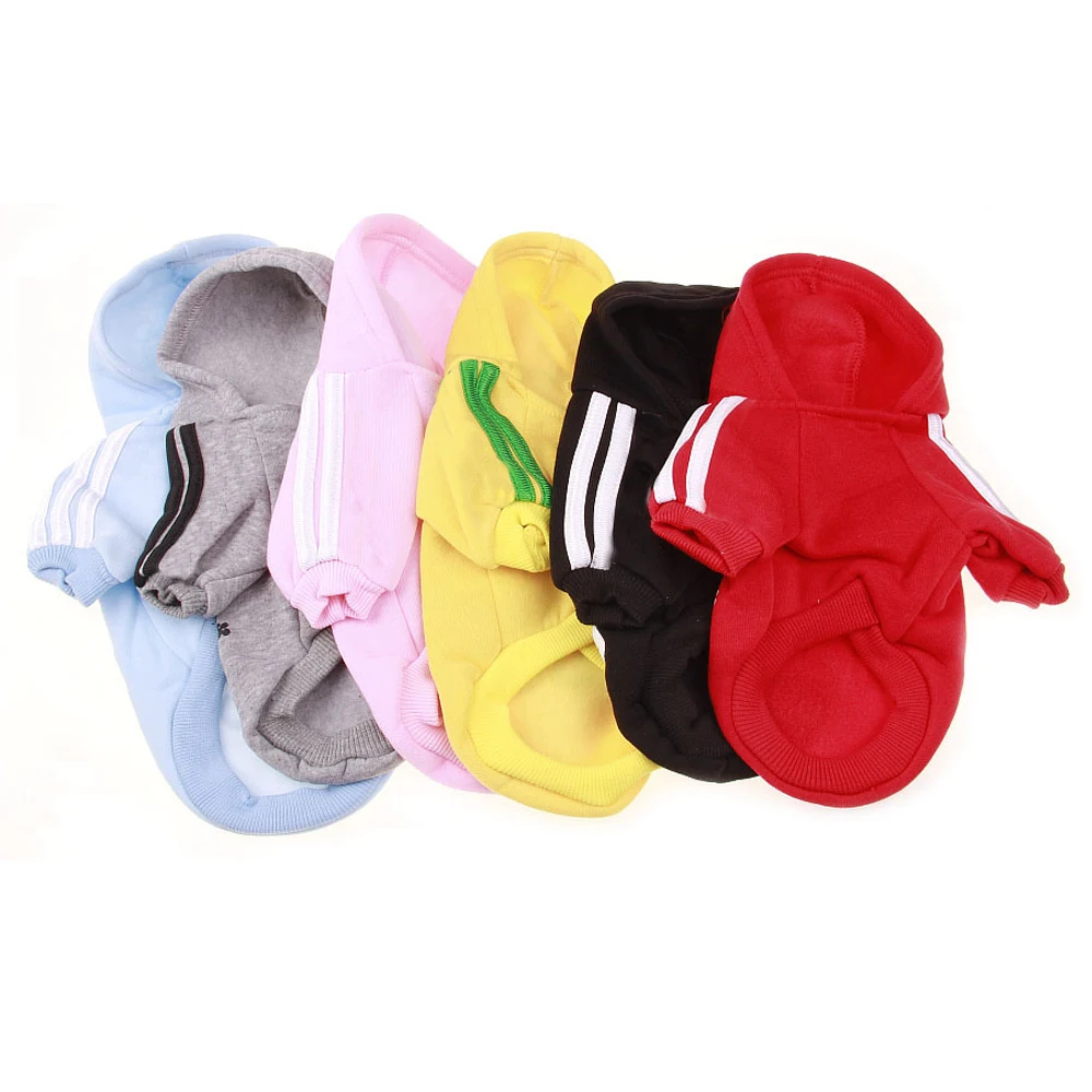 Теплая зимняя одежда для собак пальто куртка с капюшоном комбинезон кошек и