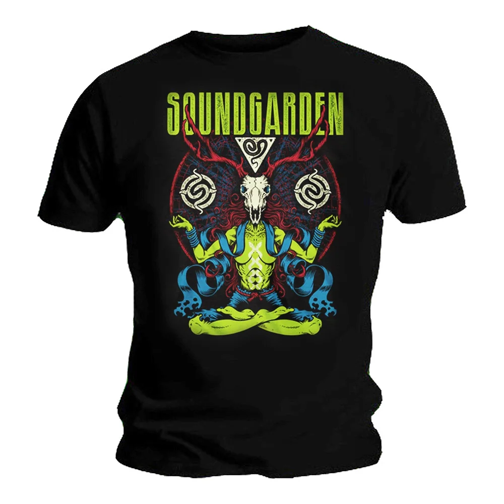 Официальная футболка SOUNDGARDEN, черная дыра, защита от солнца, ANTLERS, Череп, все размеры, для мужчин и женщин, унисекс, модная футболка
