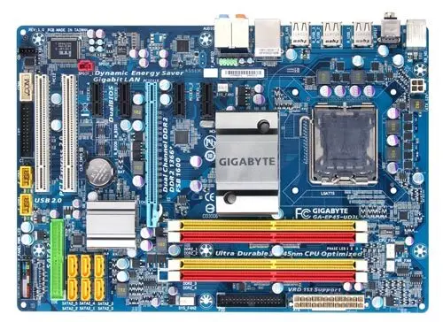 

GIGABYTE GA-EP45-UD3L Desktop Motherboard P45 Socket LGA 775 For Core 2 Pentium D DDR2 16G ATX Original Used P43-ES3G Mainboard