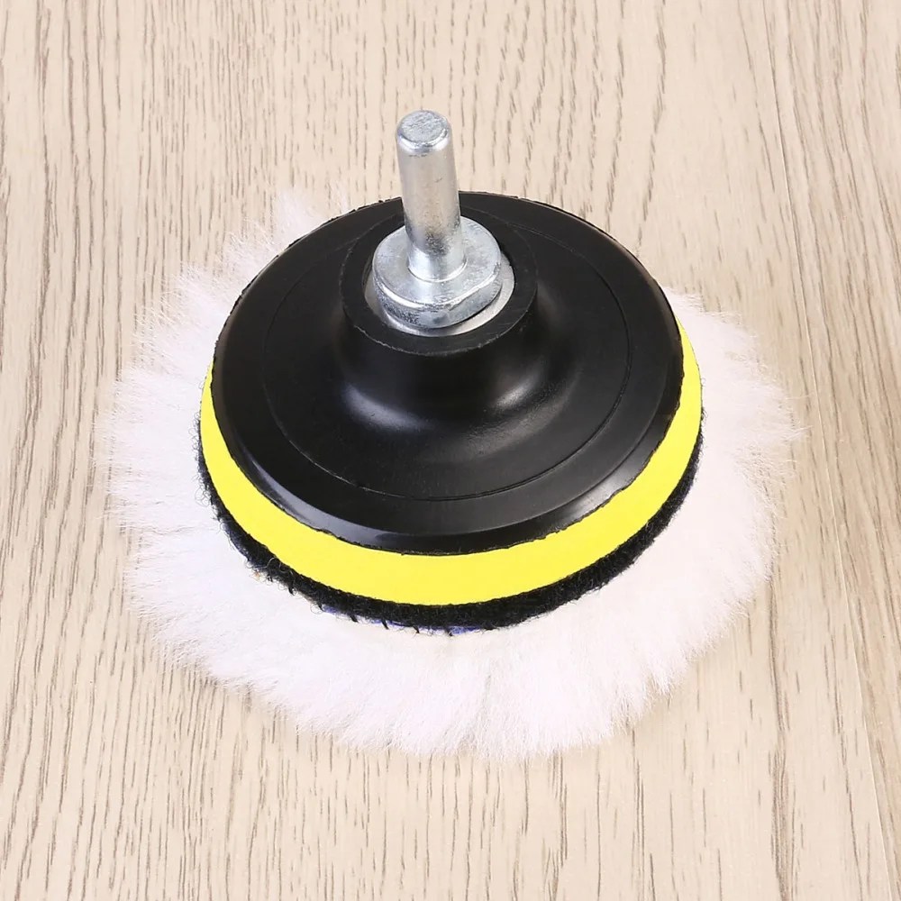 

12 in 1 4 inch Polishing Pads Sponge & Woolen Polishing Waxing Buffing Pads Kit Auto Car with M10 Drill Adapter