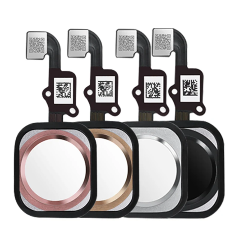 Aokin 1 шт. Главная Кнопка с гибким кабелем для iPhone 5 5C 5S 6 6Plus 6s plus 7 7Plus Гибкая сборка