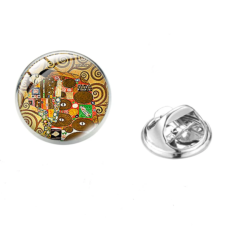 Азиатских классический художник Густав Климт поцелуй брошь на застежке