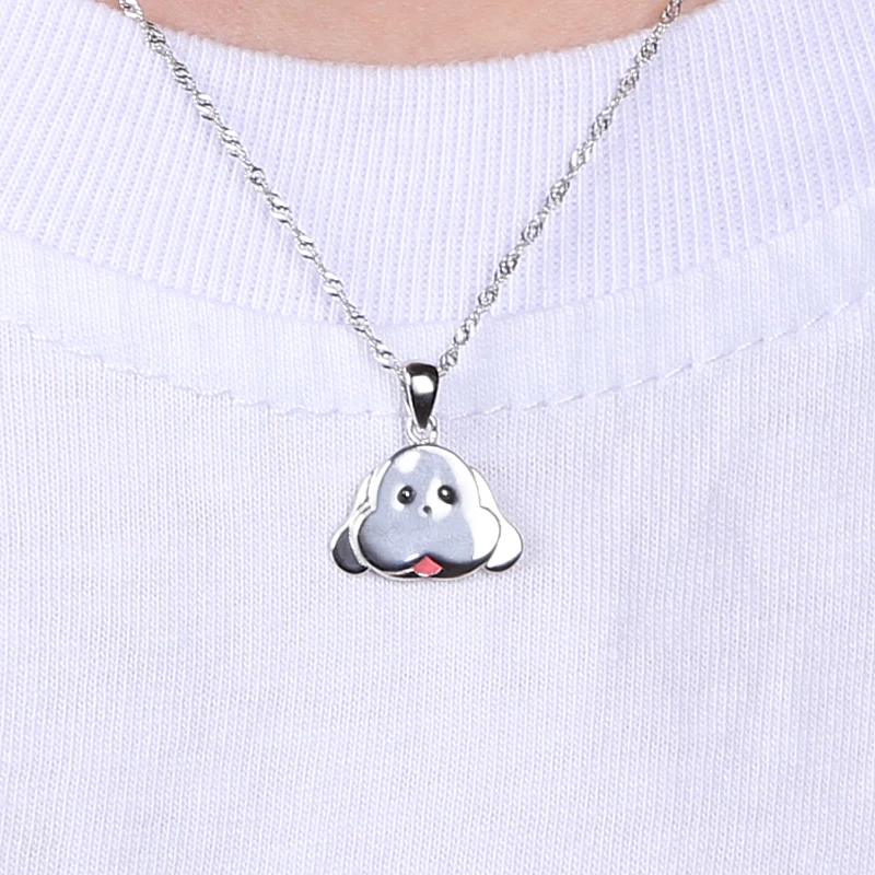 Original YURI!!! on ICE Victor Nikiforov Katsuki Yuri Pendant Necklace 925 Silver Cartoon Cosplay Props Birthday Gift | Украшения и