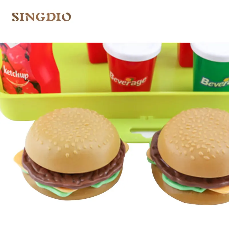 Имитация мини-пластика кухня ребенок притворяться играть кукла поддельная еда