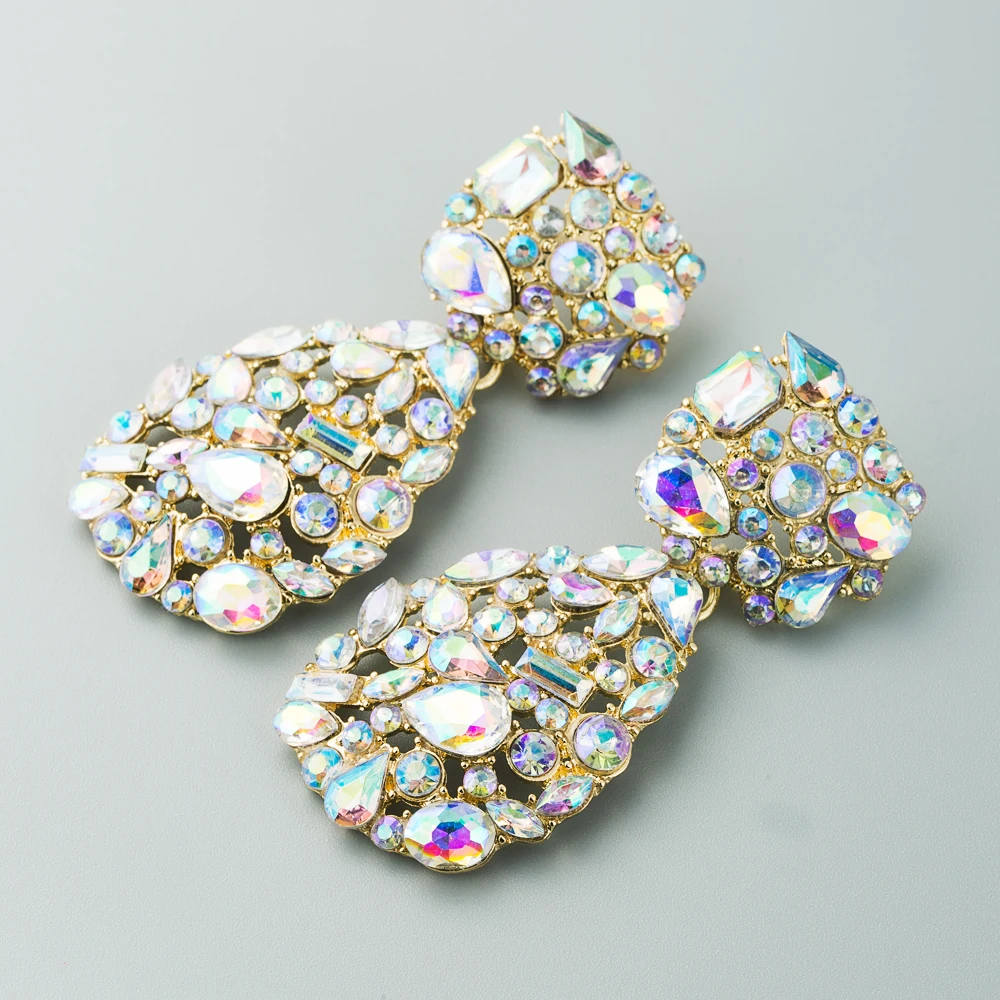 Za европейские модные серьги ювелирные изделия в стиле барокко двухярусные сплав