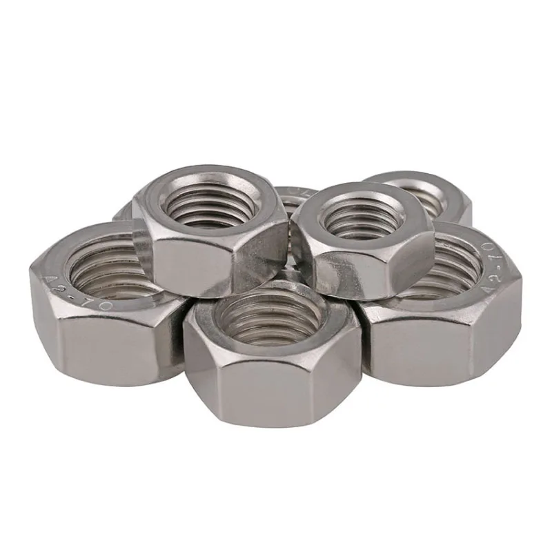 304 Stainless Steel Coarse Thread American Hexagon Nut UNC Hex 4#-40 -- 3/4-10 5Pcs | Обустройство дома