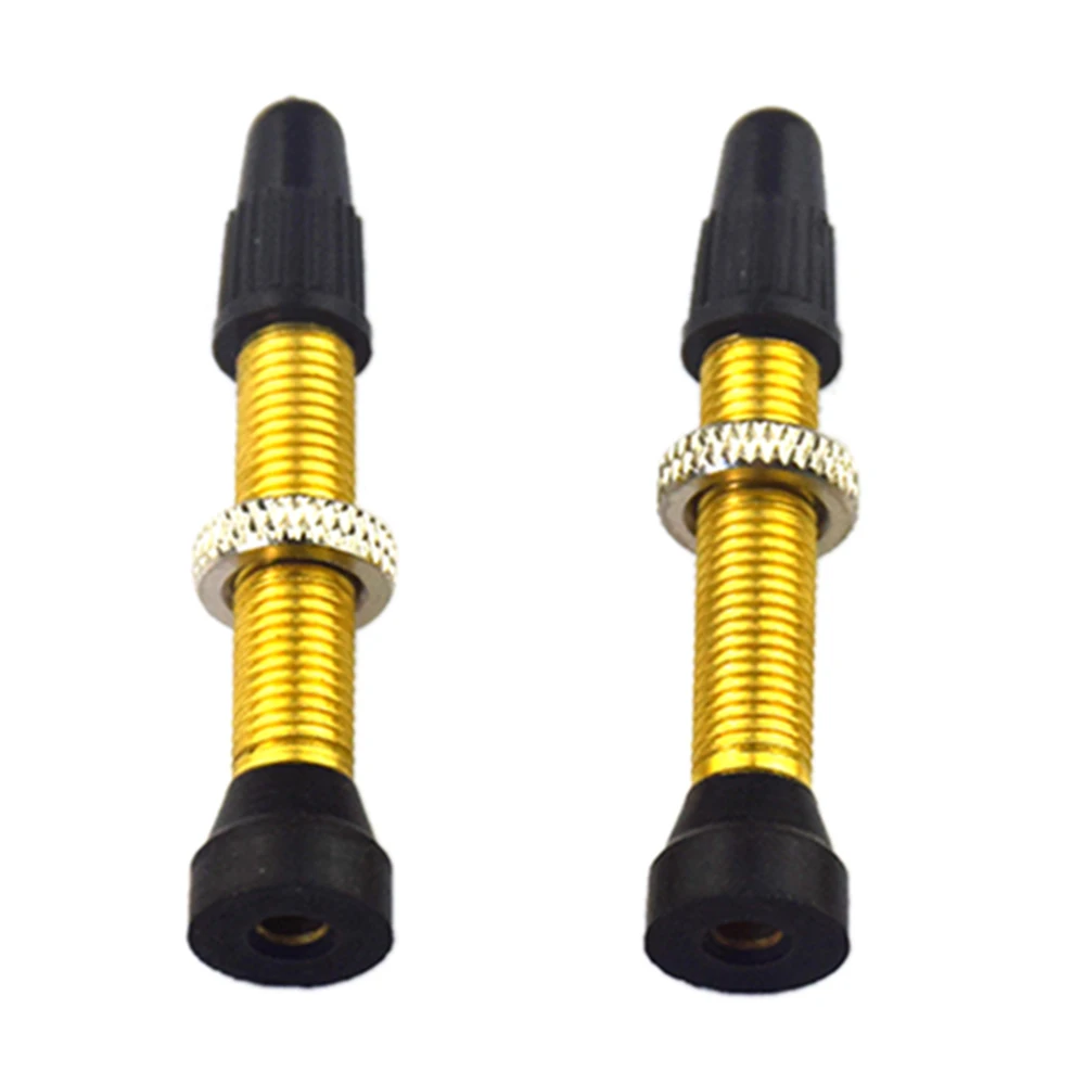 

ELOS-1 Pair MTB Road Bike Bicycle Brass Tubeless Valve Stems with Tool