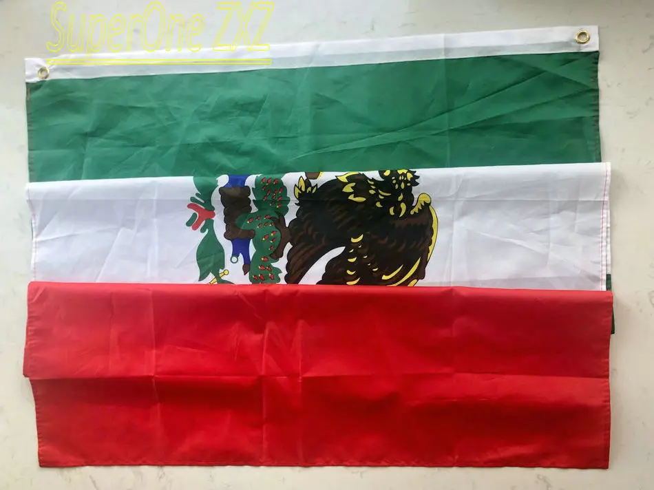 ZXZ Бесплатная доставка флаг Мексики 90x150 см 3x5ft mx mex Mexicanos Мексика мексиканский
