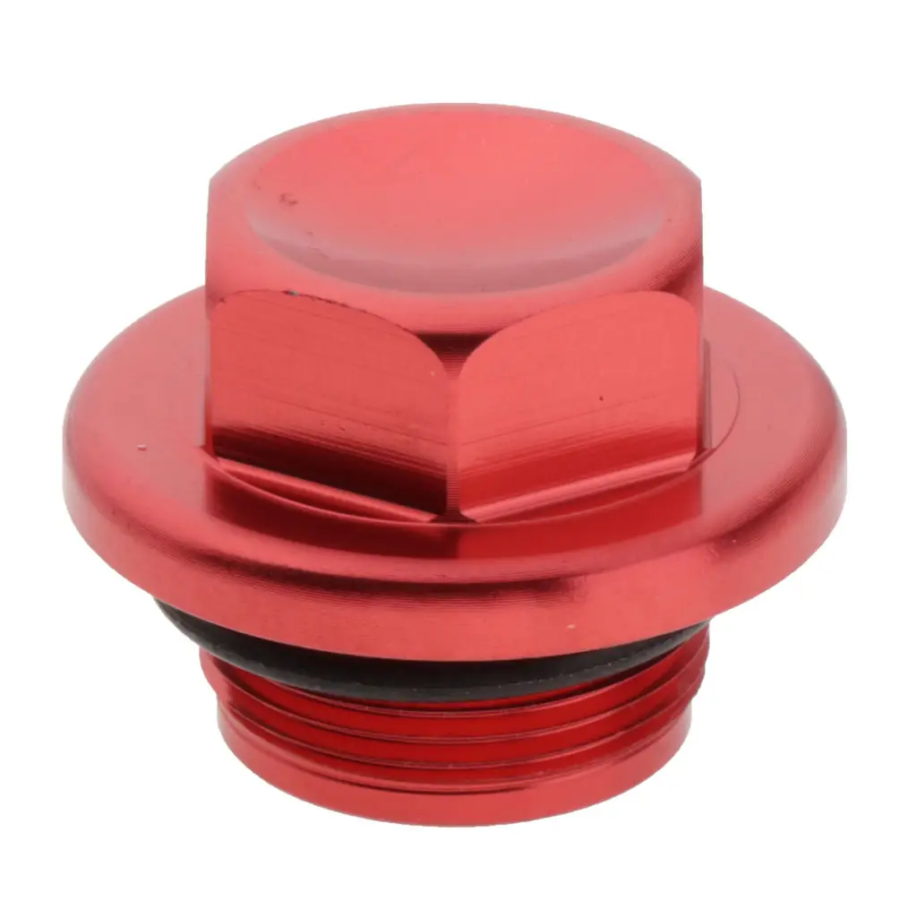 

Aluminum Carburetor Sump Drain Bolt Plug for Motorcycles ATVs with PE & PWK Carb (Red)