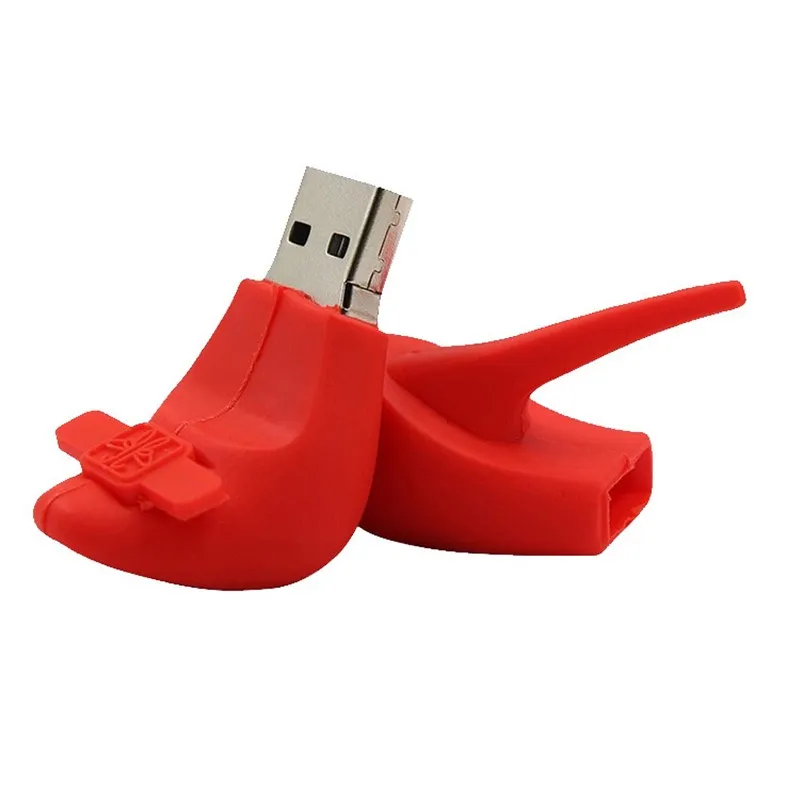 Модный Usb флеш накопитель на высоком каблуке 32 ГБ 2 0 4 8 16 флешка 64 128 карта памяти 256
