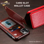Кожаный чехол-кошелек KISSCASE для iPhone 13 11 12 pro max 12 pro 7 8 xr xs 7plus 11 держатель для карт для iphone 11pro 8plus 6 6s coque