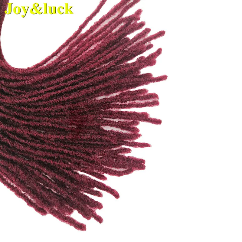Длинные Синтетические плетеные косички Joy &amp luck 18 дюймов блонд бордовый цвет