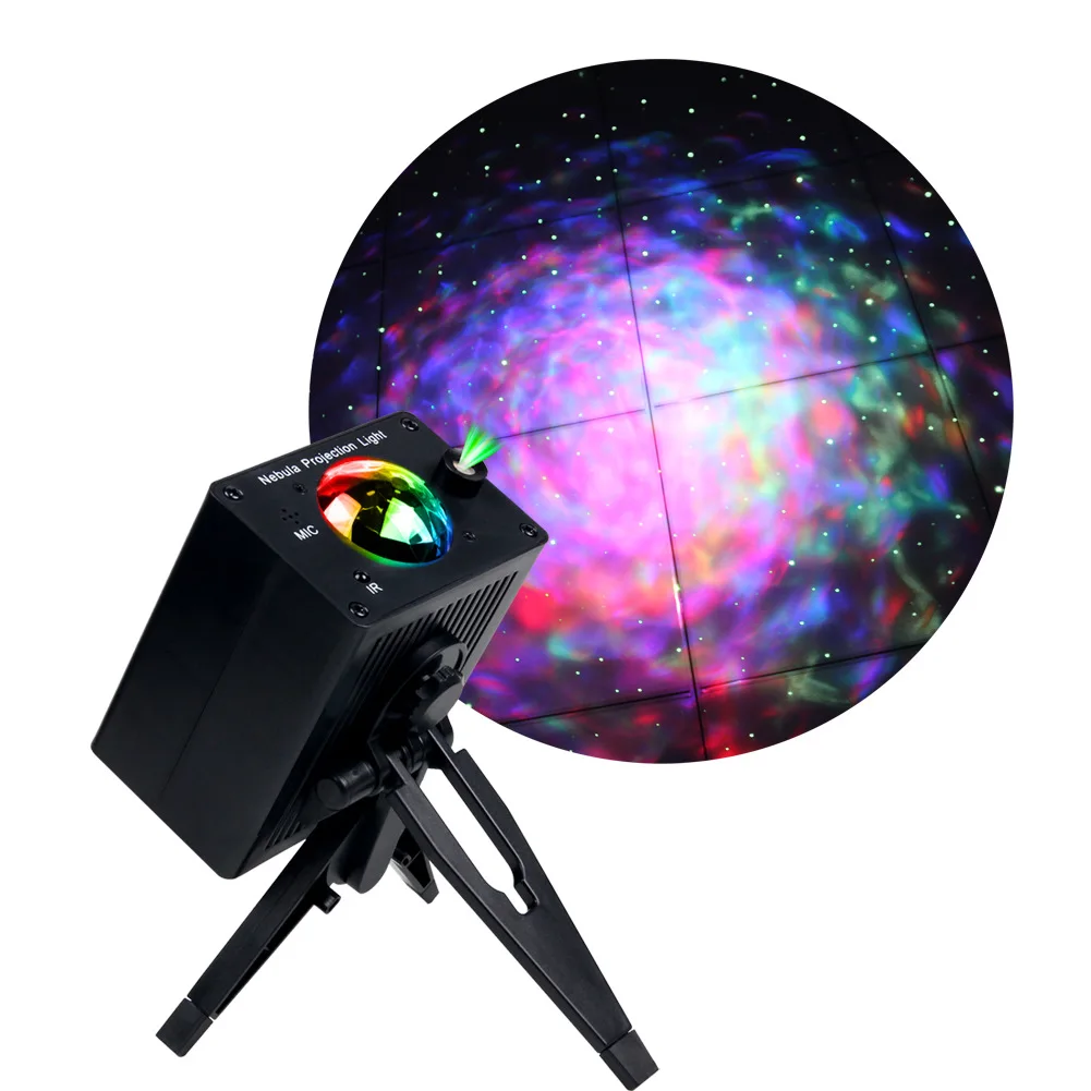 

Watermark starry sky projection lamp Colorful LED laser star sky nebula light Music atmosphere night light