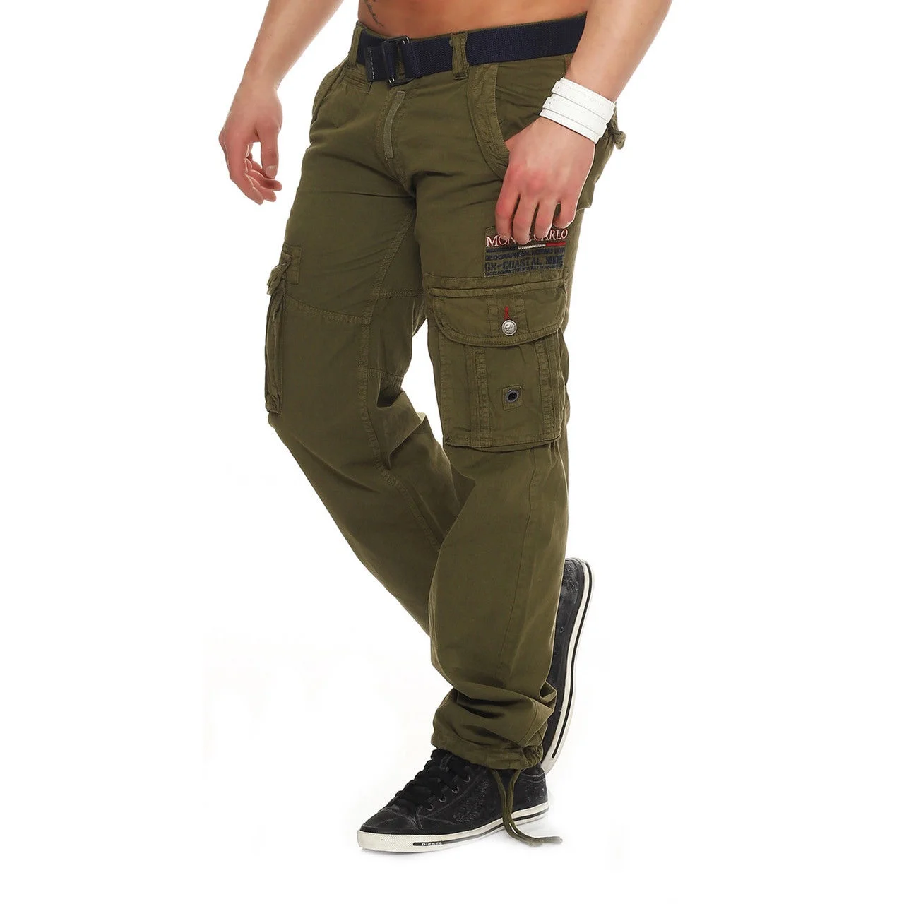 

ZOGAA Cargo Pants Plus Size Men's Fashion Casual Military Long Pants Outdoors Trousers