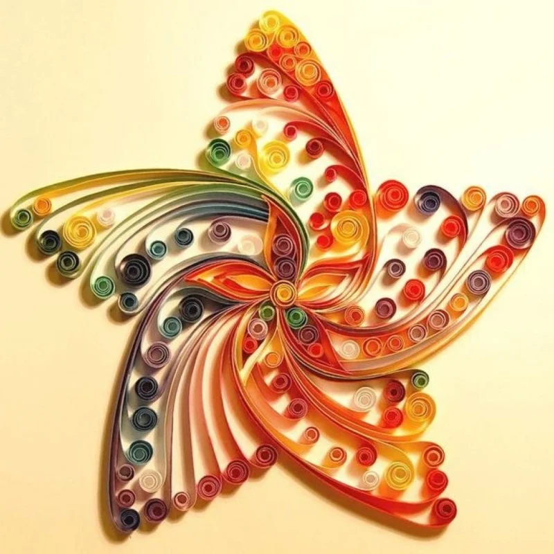 260 Радуга Бумага полоски для квиллинга Набор 3 мм/5 мм/7 мм/10 мм 39 см цветок подарок