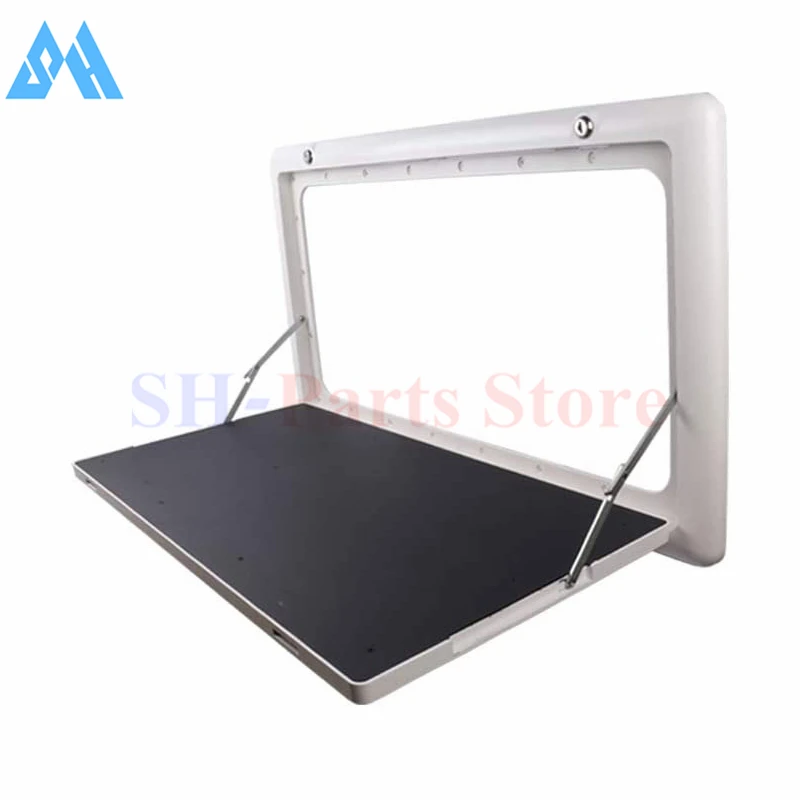 

Caravan RV External Folding Table Storage Side-Hanging Picnic Dining Table Without Light Round Corner Aluminium 800*362*450mm