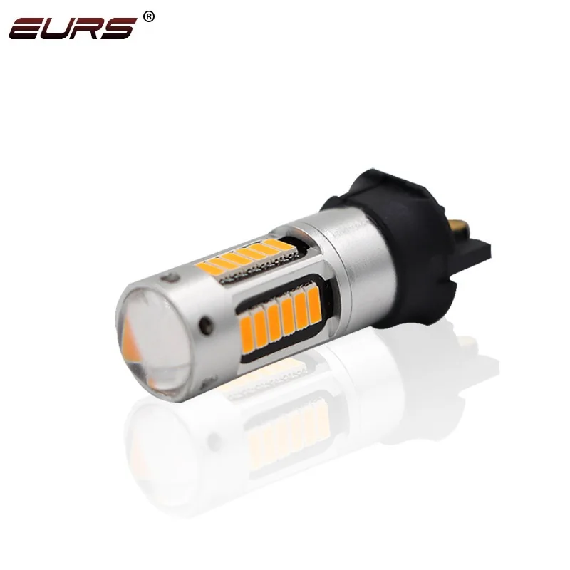 Светодиодная лампа указателя поворота EURS PW24W PWY24W 4014 30smd DRL дневные ходовые огни