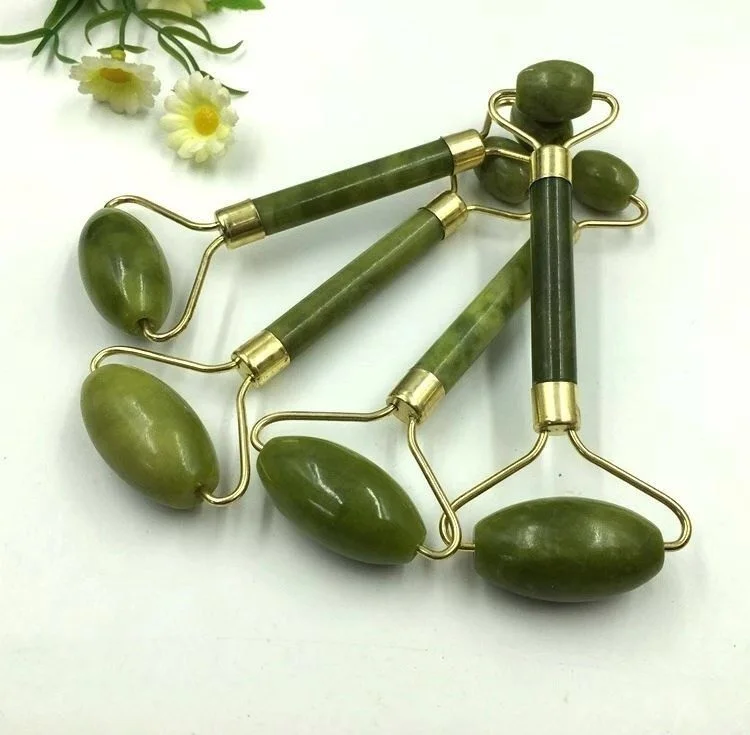 Rose Quartz Roller Slimming Face Massager Lifting Tool Natural Jade Facial Massage Stone Skin Beauty Care gift |