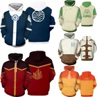 Толстовка Аватара Последний Воздушный Бандер, косплей, свитшот с капюшоном в стиле аниме для подростков, модная повседневная Уличная одежда на осень и зиму