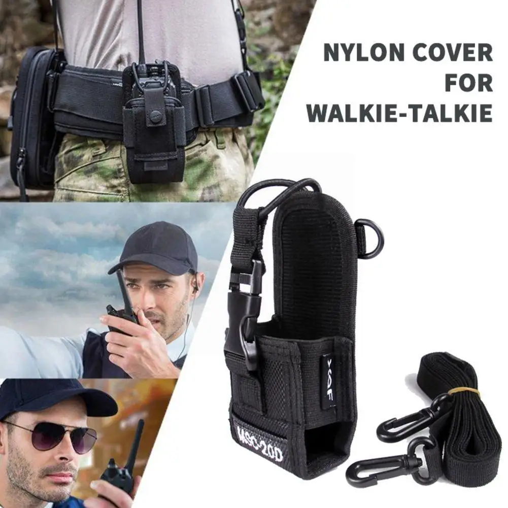 

2pcs Abbree Msc-20d Nylon Carry For Walkie Talkie Baofeng Uv-5r Uv-5ra Uv-5rb Uv-5rc/5re Uv-b6 Bf-888s Tyt Mototrola R E2m9