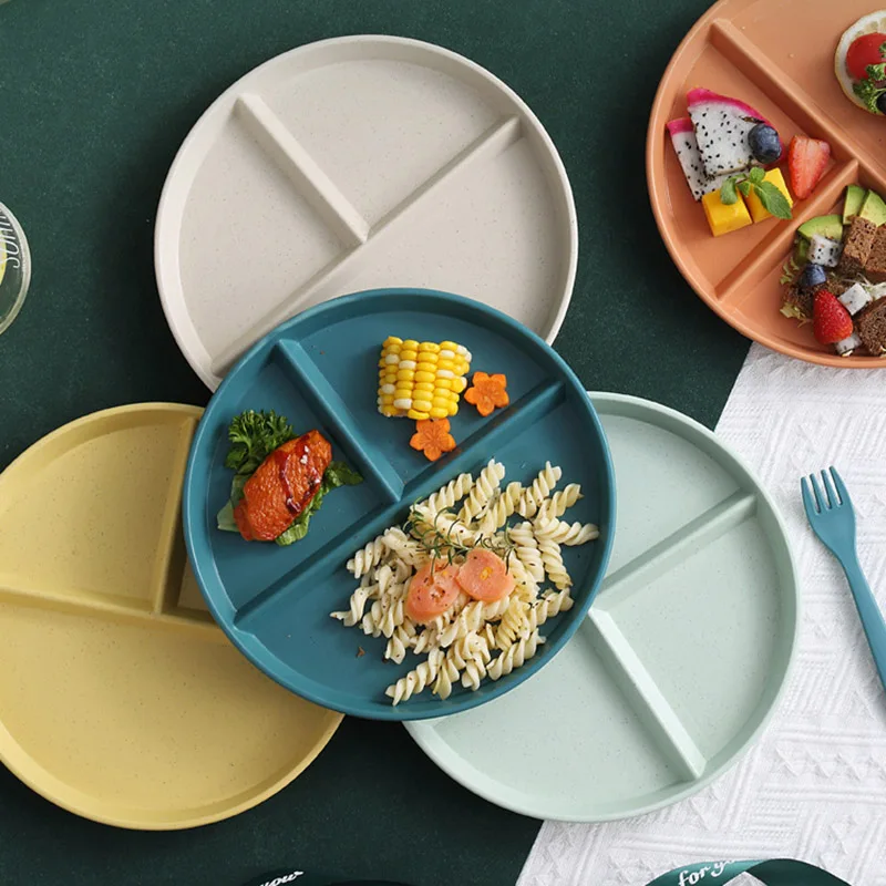 3 ячейки для еды обеденные тарелки набор посуды с отсеком Сервировочные блюда