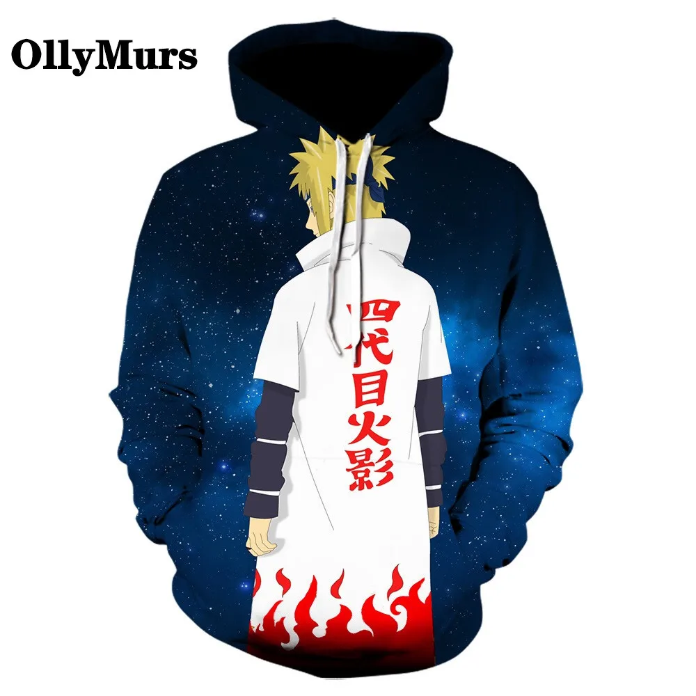 2020 new anime naruto hoodie men and women 3D sweatshirt fashion cartoon casual spring autumn pullover loose large si | Мужская одежда