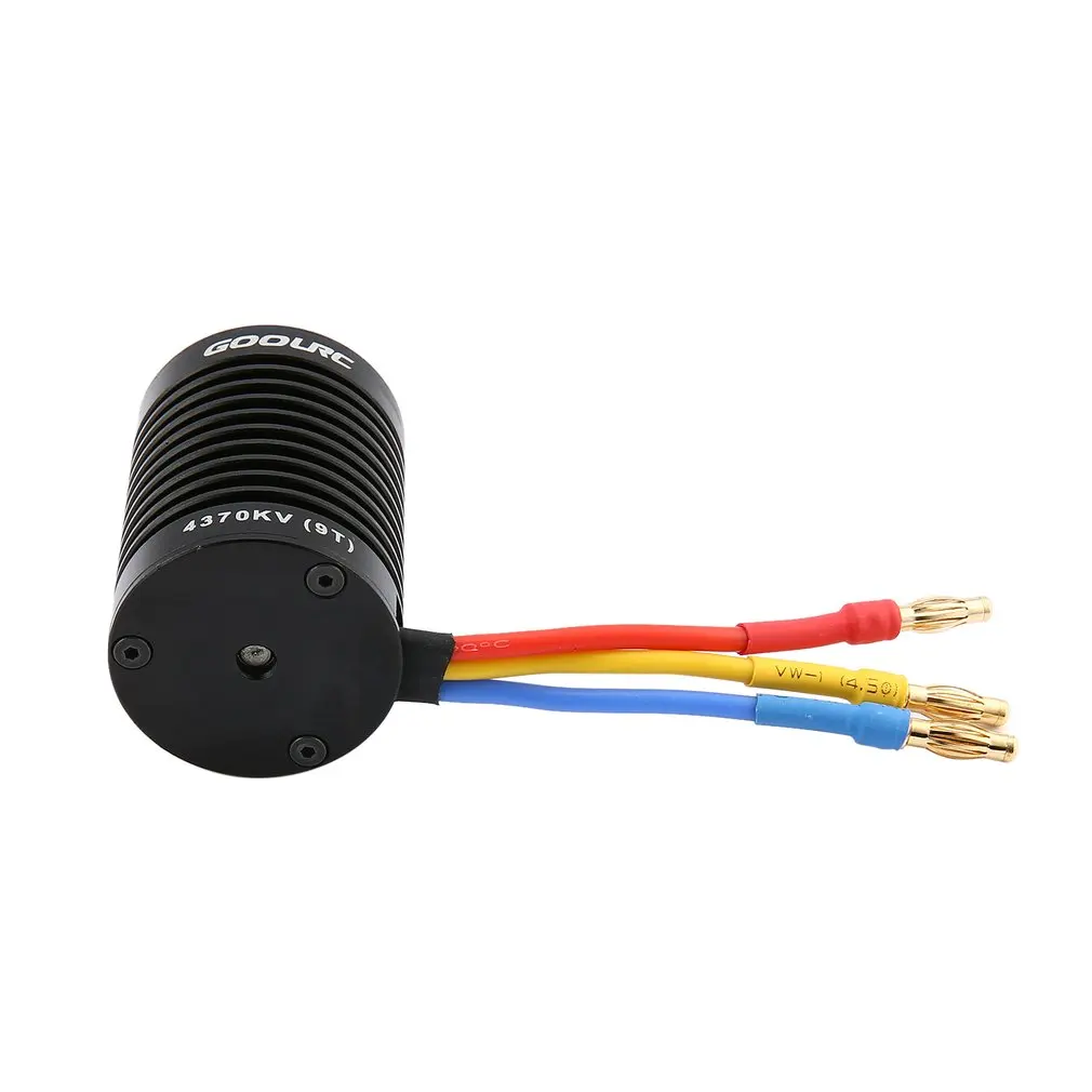 1 шт. 9T 4370KV 4 полюса бесщеточный двигатель ESC для 1/10 RC автомобиль грузовик лодка