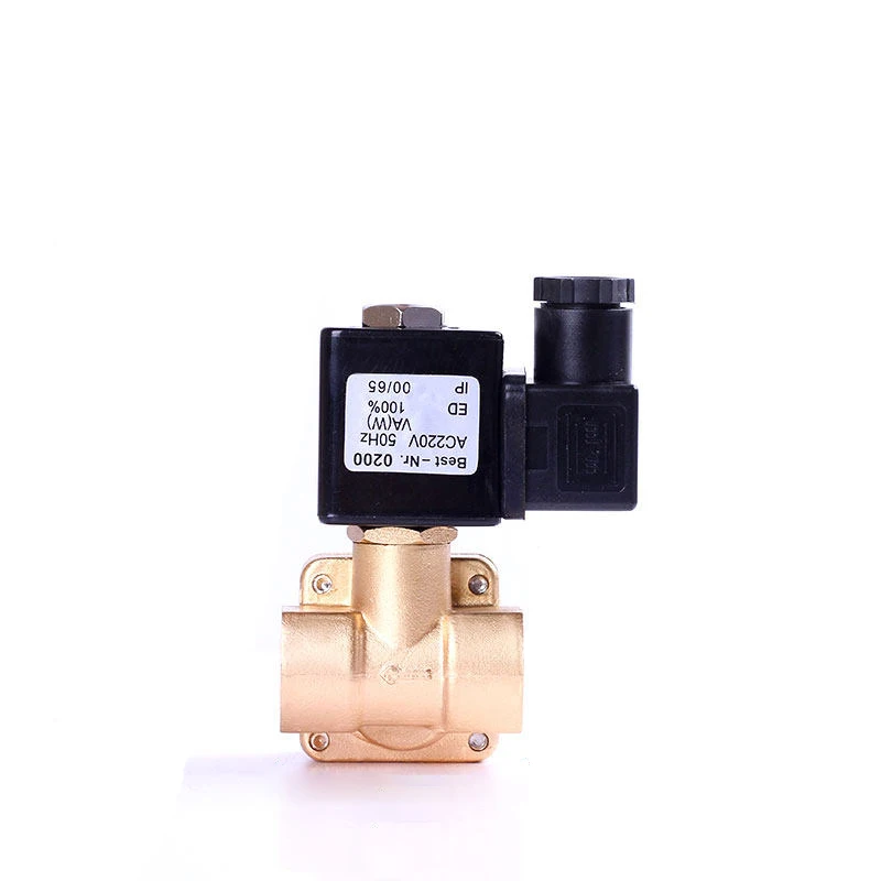 

1/4" High Pressure Normally Closed Brass Solenoid Valve 0927 1.6Mpa Pilot Operated Solenoid Valve 220V 24V 12V