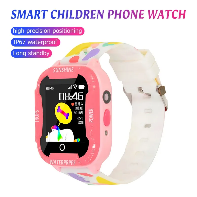 

K21F детская телефонный звонок Смарт-часы 1,44 "Wi-Fi + LBS отслеживание местоположения SOS Antil-потерянный Водонепроницаемый 2G сим-карты Smartwatch для дет...
