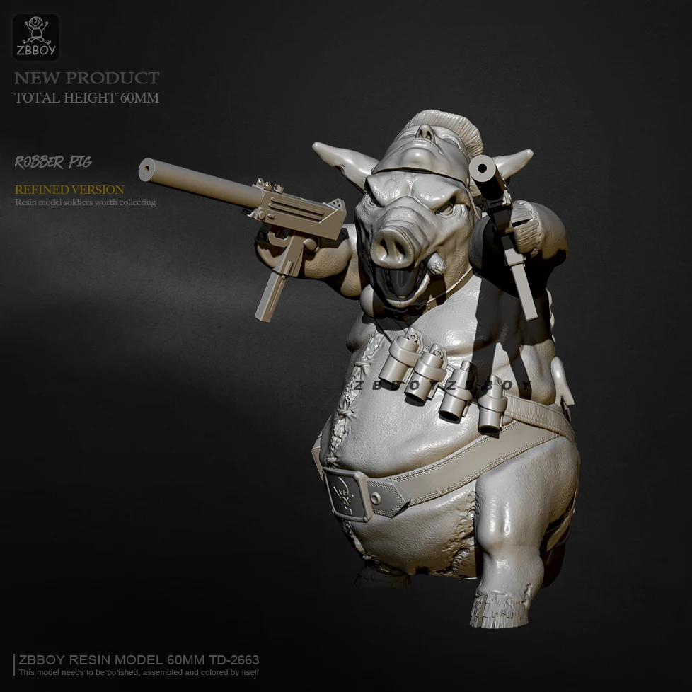 Наборы моделей из смолы H60 мм, бесцветные и самособранные строительные фигурки