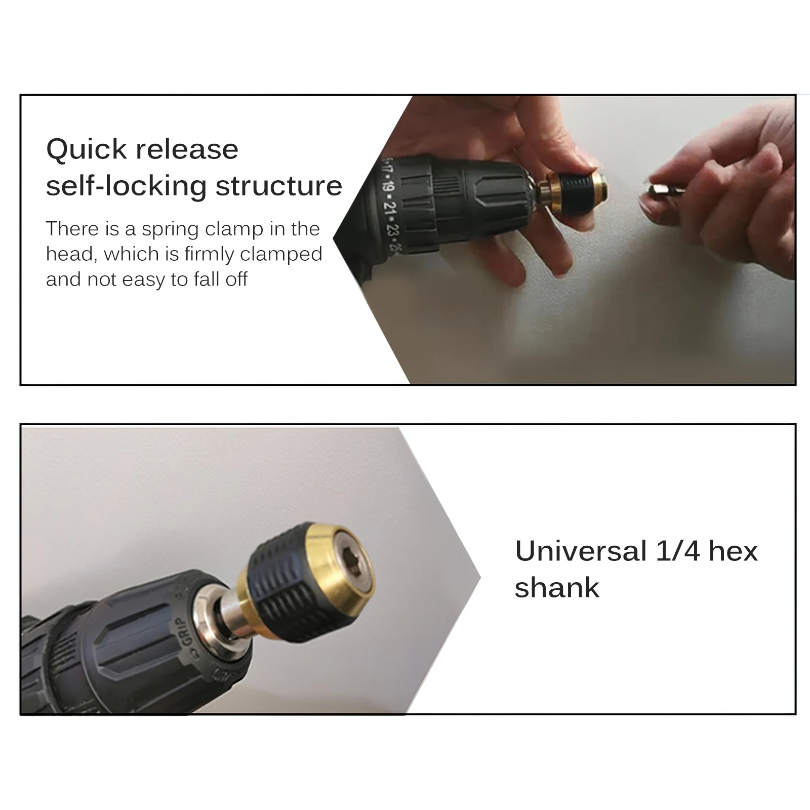 Мини-патрон 1/4 &quotс шестигранным хвостовиком адаптер быстрой смены конвертер